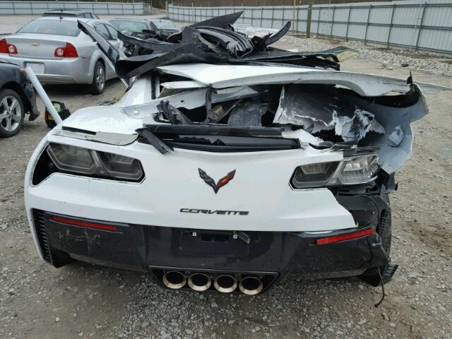 1G1YT2D64G5603818 - 2016 CHEVROLET CORVETTE 3 WHITE photo 6