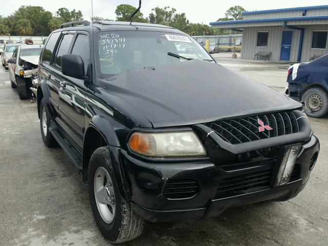 JA4LS21H21P046293 - 2001 MITSUBISHI MONTERO SP BLACK photo 1