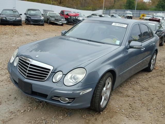 WDBUF87X87B141235 - 2007 MERCEDES-BENZ E 350 4MAT BLUE photo 2