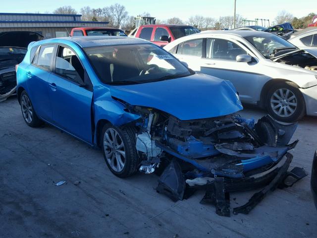 JM1BL1H56A1176472 - 2010 MAZDA 3 S BLUE photo 1