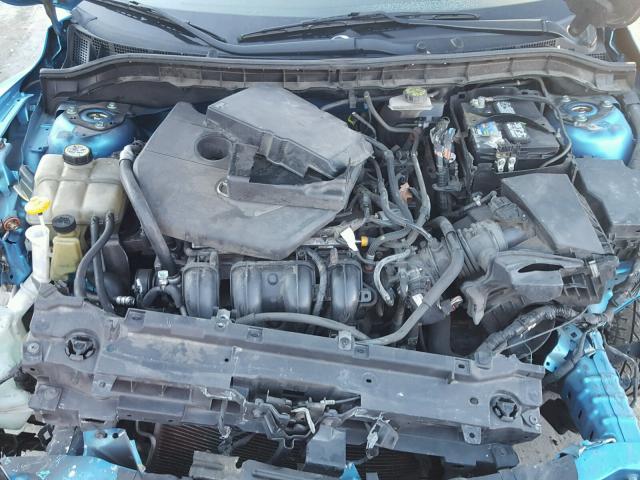 JM1BL1H56A1176472 - 2010 MAZDA 3 S BLUE photo 7