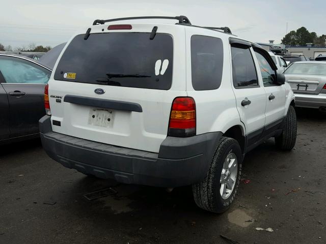 1FMYU93Z37KB19127 - 2007 FORD ESCAPE XLT WHITE photo 4