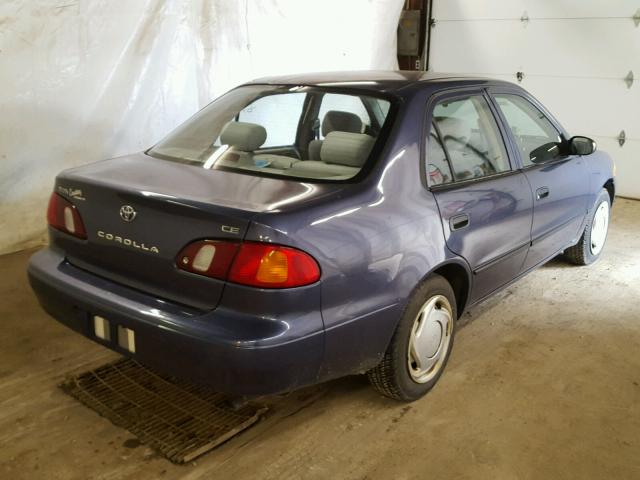 2T1BR12E0XC124783 - 1999 TOYOTA COROLLA VE BLUE photo 4