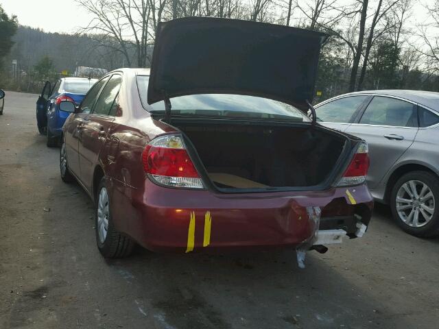 4T1BE32K36U148103 - 2006 TOYOTA CAMRY LE RED photo 3