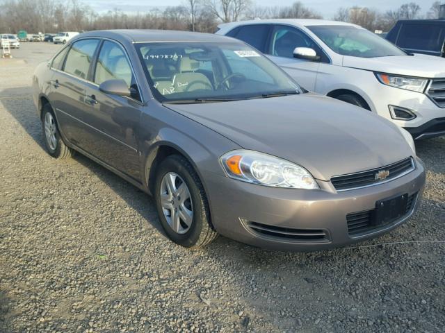 2G1WT58K669397368 - 2006 CHEVROLET IMPALA LT GOLD photo 1