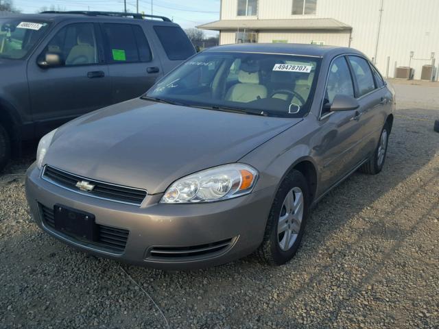 2G1WT58K669397368 - 2006 CHEVROLET IMPALA LT GOLD photo 2