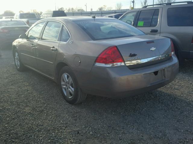 2G1WT58K669397368 - 2006 CHEVROLET IMPALA LT GOLD photo 3