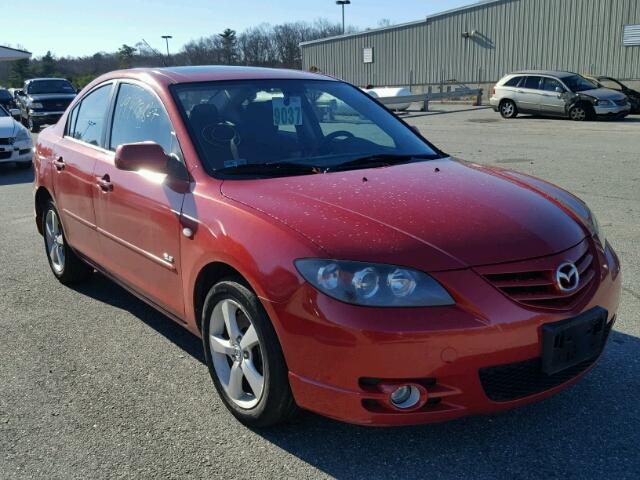 JM1BK323961400623 - 2006 MAZDA 3 S RED photo 1