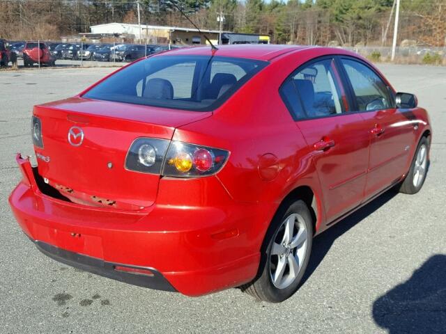 JM1BK323961400623 - 2006 MAZDA 3 S RED photo 4