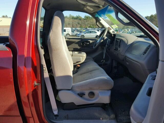 2FTRF18242CA01360 - 2002 FORD F150 RED photo 5