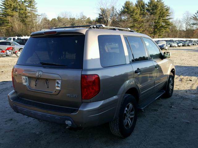 2HKYF18493H543028 - 2003 HONDA PILOT EX GOLD photo 4