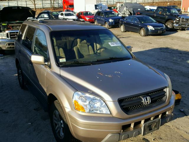 2HKYF18493H543028 - 2003 HONDA PILOT EX GOLD photo 9