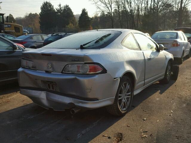 JH4DC54806S010741 - 2006 ACURA RSX SILVER photo 4