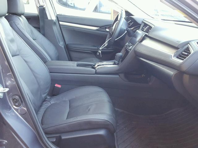 19XFC1F7XHE027740 - 2017 HONDA CIVIC EXL 灰色 照片 5