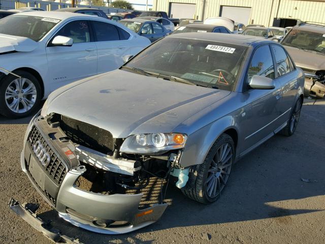 WAUEH78EX7A126441 - 2007 AUDI A4 S-LINE GRAY photo 2