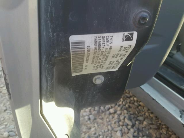 1G8AJ52F05Z180318 - 2005 SATURN ION LEVEL SILVER photo 10