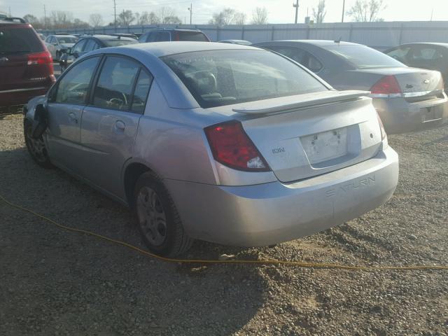 1G8AJ52F05Z180318 - 2005 SATURN ION LEVEL SILVER photo 3