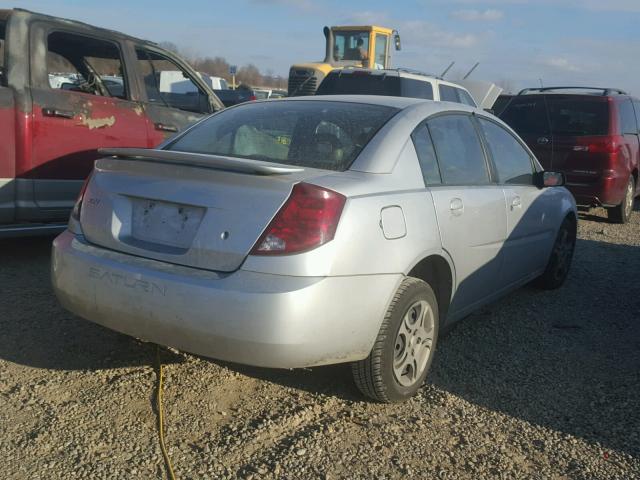 1G8AJ52F05Z180318 - 2005 SATURN ION LEVEL SILVER photo 4