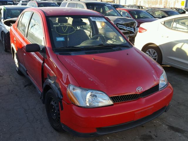 JTDBT1238Y0079183 - 2000 TOYOTA ECHO RED photo 1