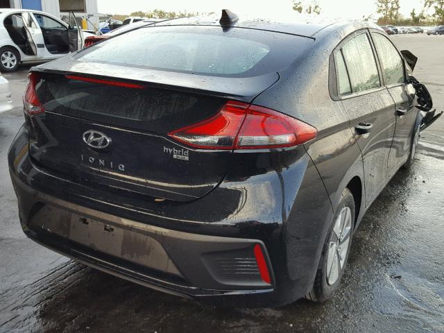 KMHC65LC6HU027699 - 2017 HYUNDAI IONIQ BLUE BLACK photo 4