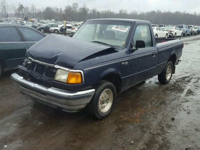 1FTCR10A8RUD35157 - 1994 FORD RANGER BLACK photo 2