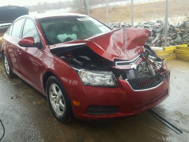 1G1PG5S91B7105166 - 2011 CHEVROLET CRUZE LT RED photo 1