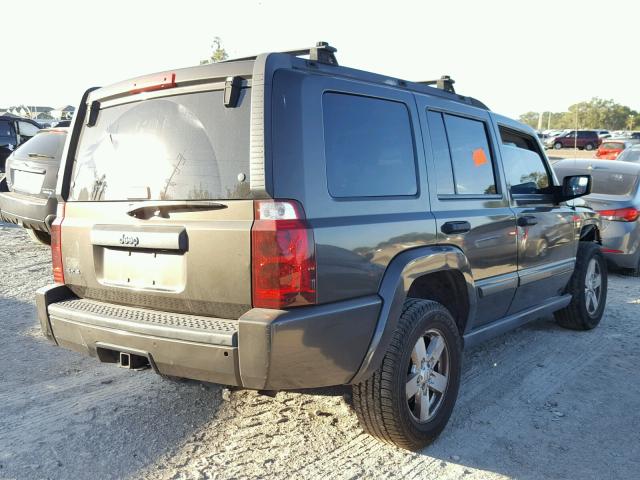 1J8HG48N76C246582 - 2006 JEEP COMMANDER BROWN photo 4