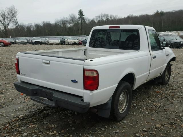 1FTYR10D32TA73415 - 2002 FORD RANGER WHITE photo 4