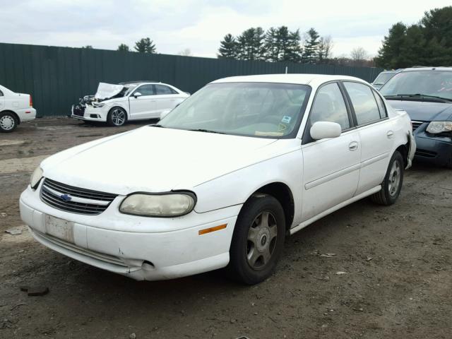 1G1NE52J116240160 - 2001 CHEVROLET MALIBU LS WHITE photo 2