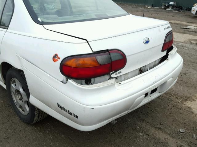 1G1NE52J116240160 - 2001 CHEVROLET MALIBU LS 白色 照片 9