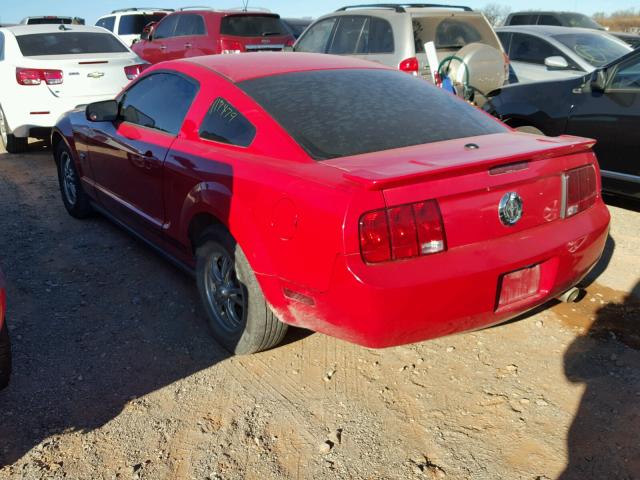 1ZVHT80N295110761 - 2009 FORD MUSTANG RED photo 3