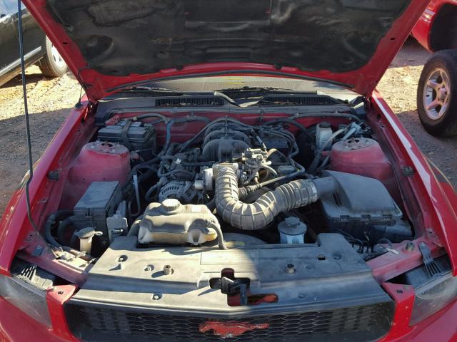 1ZVHT80N295110761 - 2009 FORD MUSTANG RED photo 7