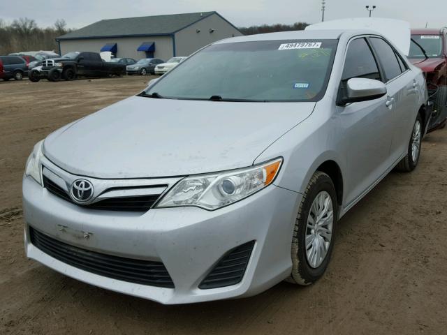 4T4BF1FK9ER355210 - 2014 TOYOTA CAMRY L SILVER photo 2