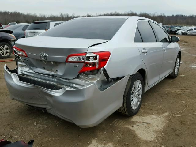 4T4BF1FK9ER355210 - 2014 TOYOTA CAMRY L SILVER photo 4