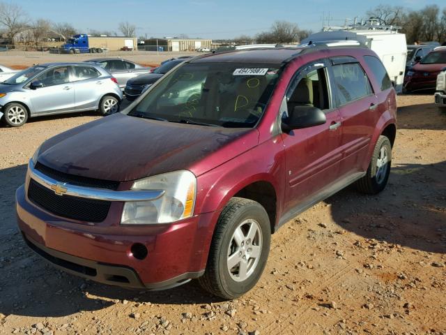 2CNDL13F986338767 - 2008 CHEVROLET EQUINOX LS MAROON photo 9