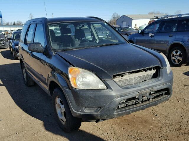 JHLRD78442C088390 - 2002 HONDA CR-V LX BLACK photo 1