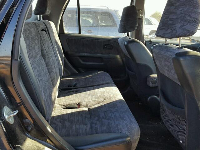 JHLRD78442C088390 - 2002 HONDA CR-V LX BLACK photo 6