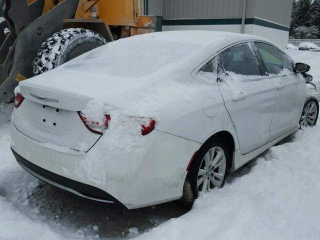 1C3CCCAB1GN120736 - 2016 CHRYSLER 200 LIMITE WHITE photo 4