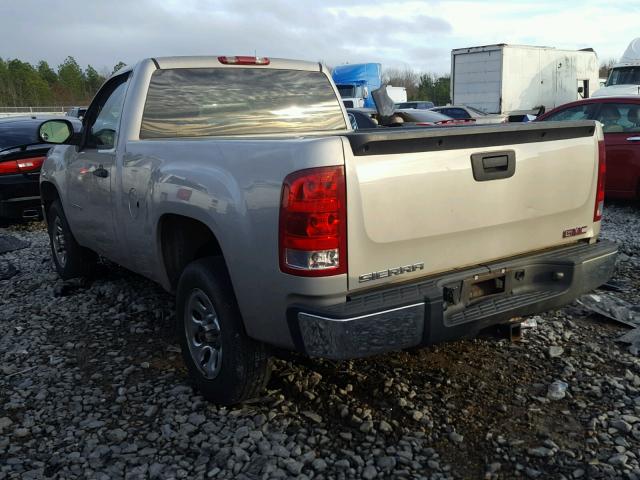 1GTEC14X28Z185024 - 2008 GMC SIERRA C15 TAN photo 3