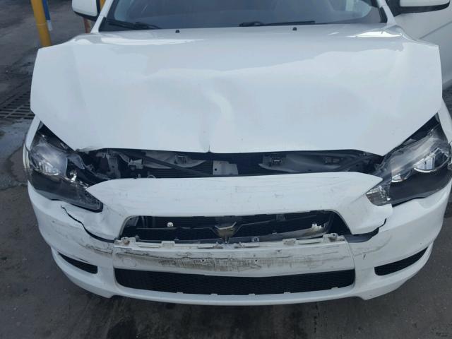 JA32U2FU5DU001578 - 2013 MITSUBISHI LANCER ES/ WHITE photo 7