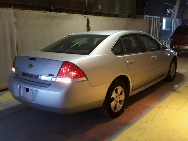 2G1WG5EK3B1110621 - 2011 CHEVROLET IMPALA LT SILVER photo 4