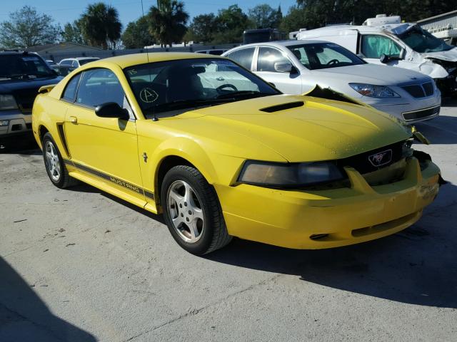 1FAFP40482F142764 - 2002 FORD MUSTANG YELLOW photo 1