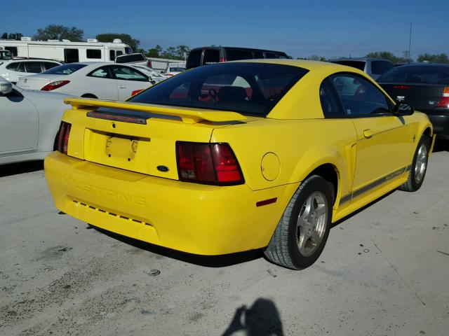 1FAFP40482F142764 - 2002 FORD MUSTANG YELLOW photo 4