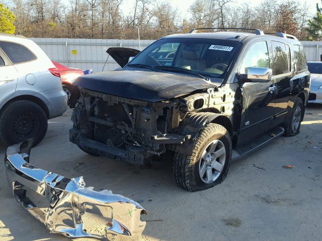 5N1AA08A46N705583 - 2006 NISSAN ARMADA SE BLACK photo 2