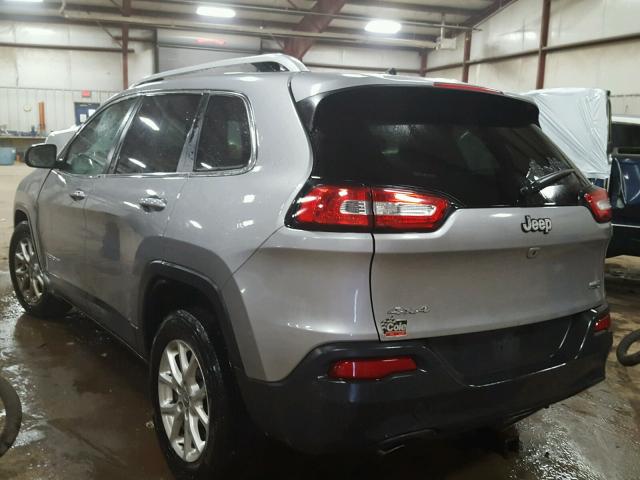 1C4PJMCB9GW325785 - 2016 JEEP CHEROKEE L SILVER photo 3