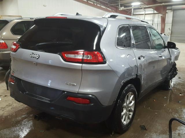 1C4PJMCB9GW325785 - 2016 JEEP CHEROKEE L SILVER photo 4