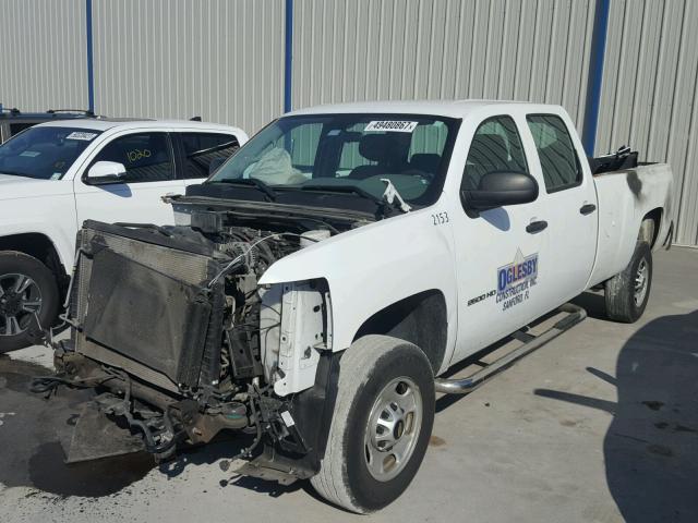 1GC1CVCG5DF183982 - 2013 CHEVROLET SILVERADO WHITE photo 2