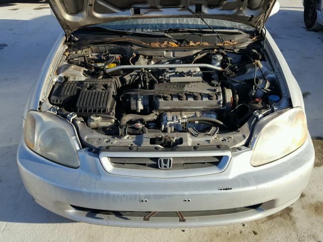 1HGEJ824XWL005734 - 1998 HONDA CIVIC EX SILVER photo 7