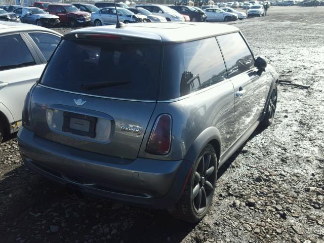 WMWRE33546TN29425 - 2006 MINI COOPER S GRAY photo 4