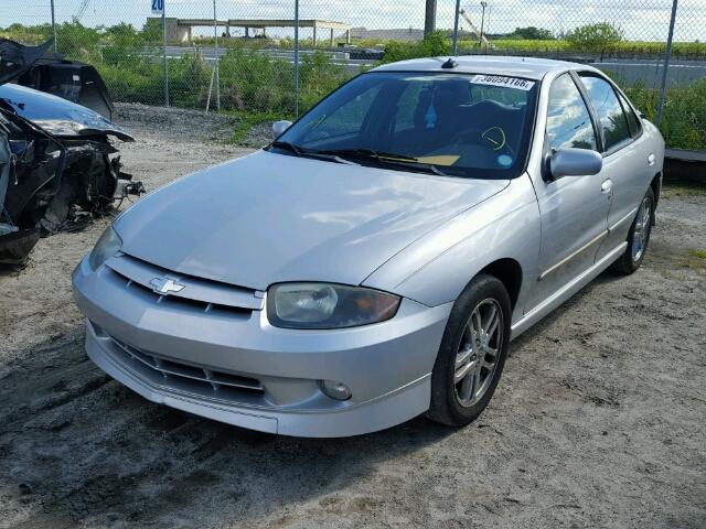 1G1JH52F147228770 - 2004 CHEVROLET CAVALIER L SILVER photo 2